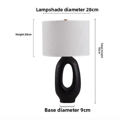 Vintage Wabi-Sabi Style Resin Table Lamp