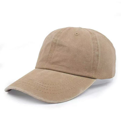 Vintage Washed Baseball Cap with Embroidery