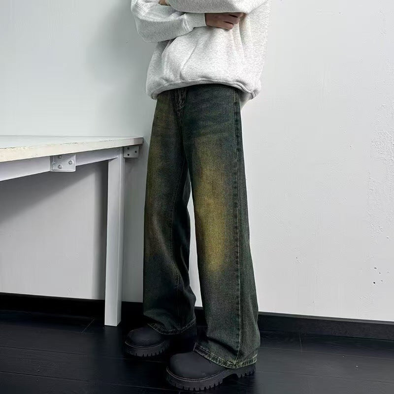 Vintage Washed Blue Denim Jeans