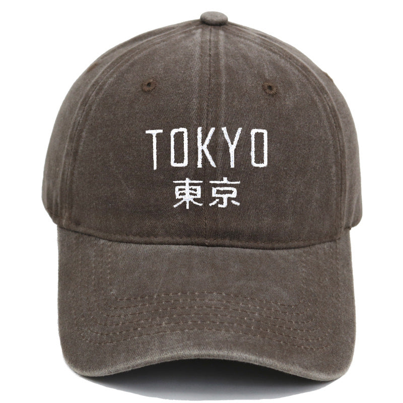Vintage Washed Cotton Adjustable Baseball Cap
