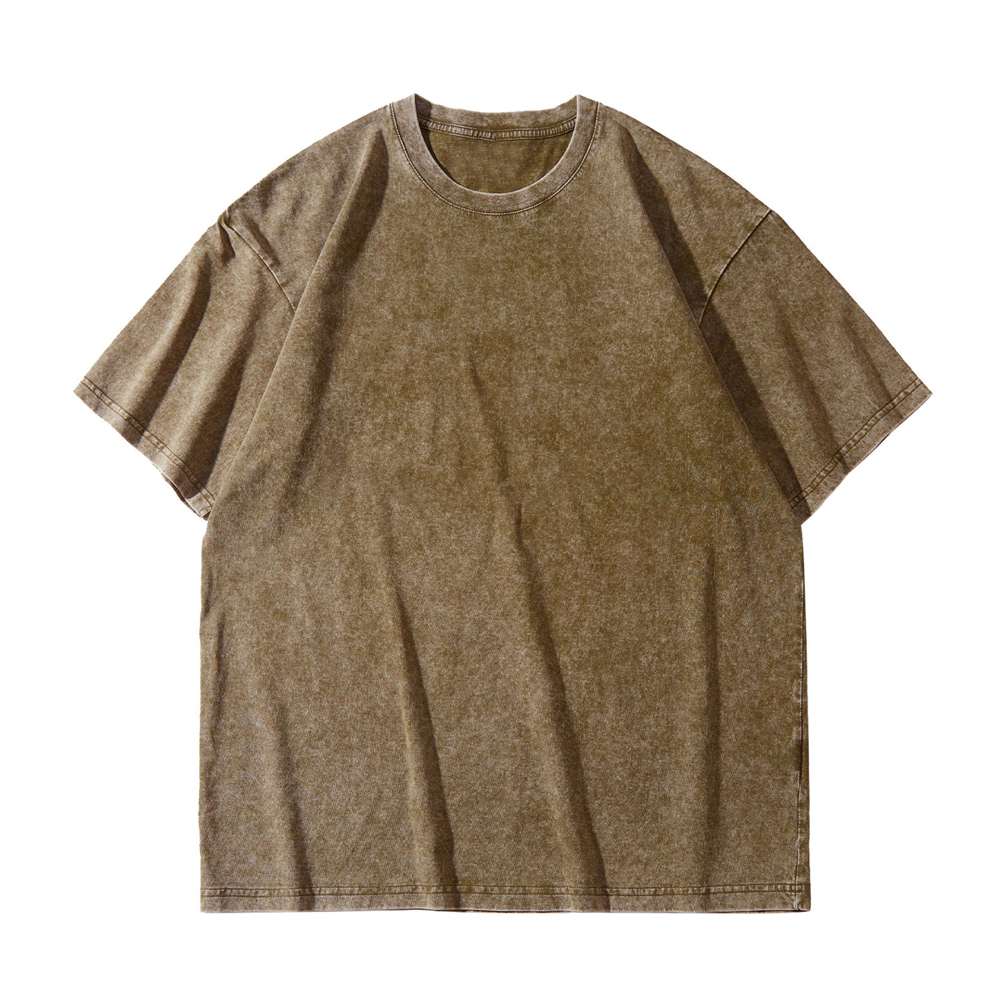 Vintage Washed Cotton Crewneck T-Shirt