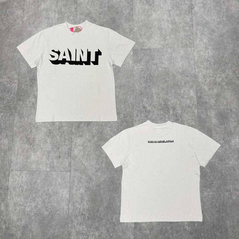 Vintage Washed Cotton T-Shirt Loose Fit Short Sleeve
