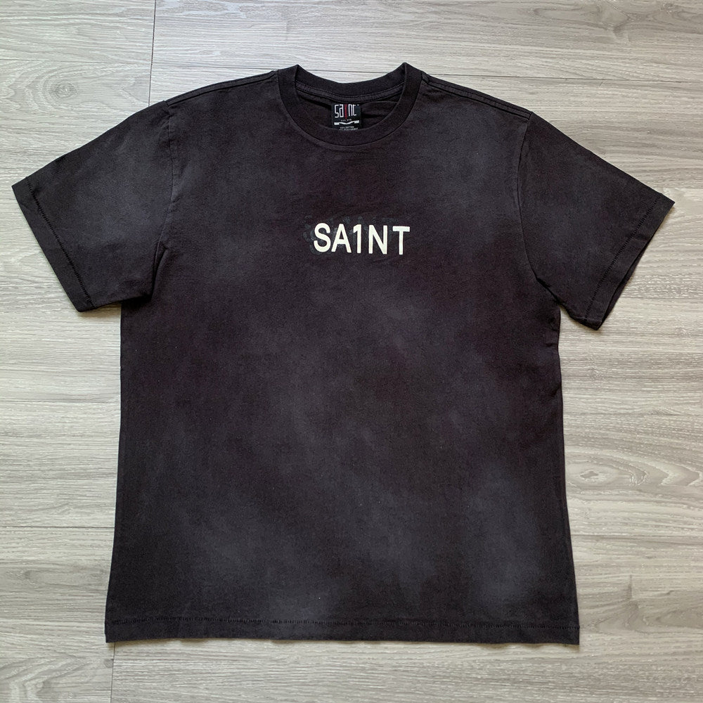 Vintage Washed Cotton T-Shirt Loose Fit Short Sleeve