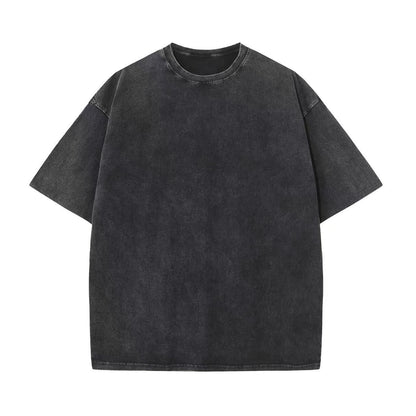 Vintage Washed Cotton T-shirt Men