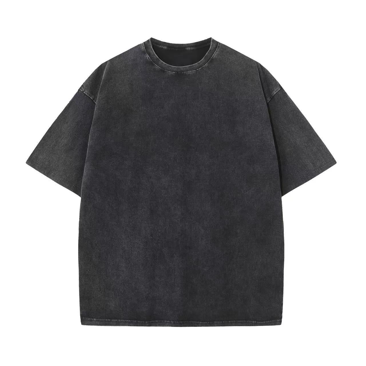 Vintage Washed Cotton T-shirt Men