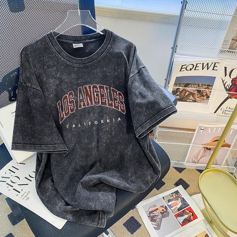 Vintage Washed Cotton T-Shirt