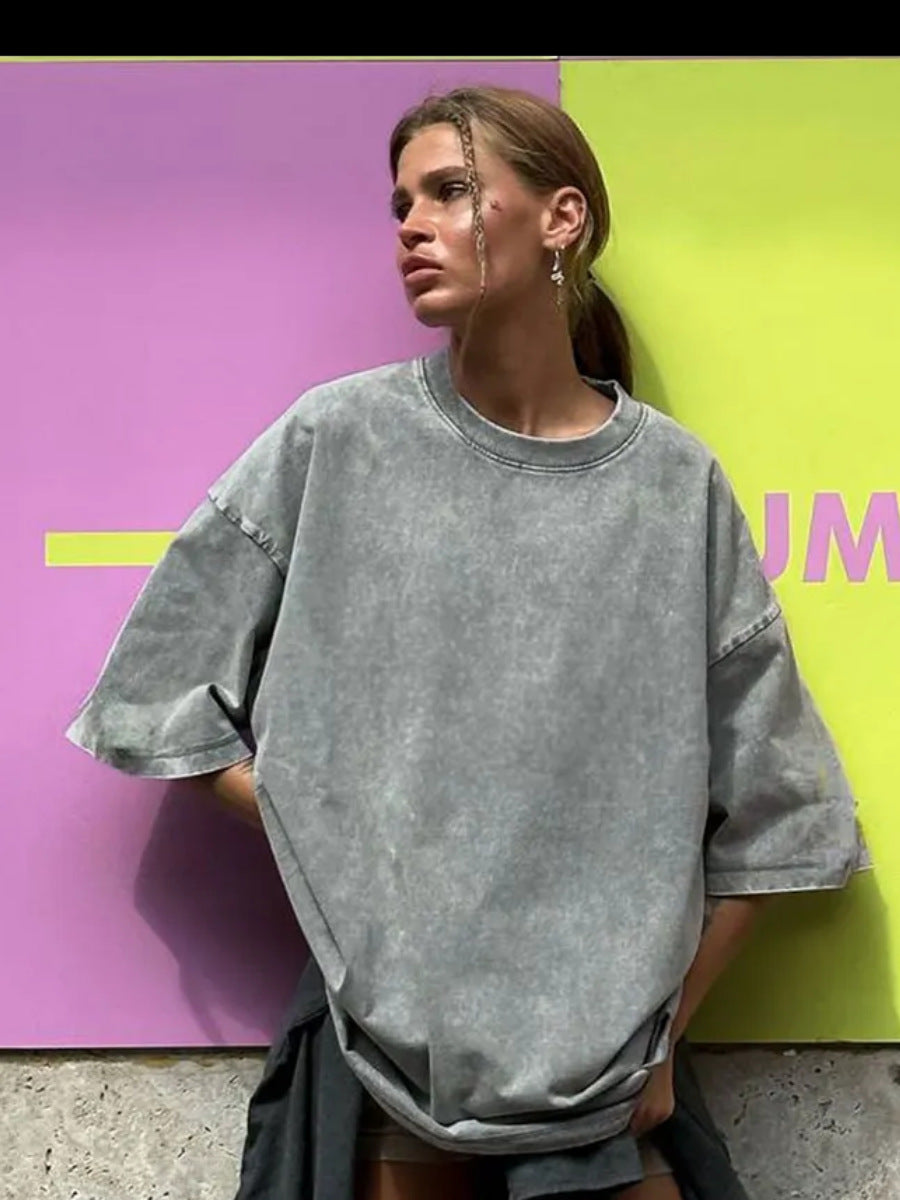 Vintage Washed Cotton T-Shirt