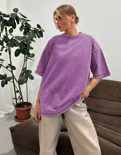 Vintage Washed Cotton T-Shirt
