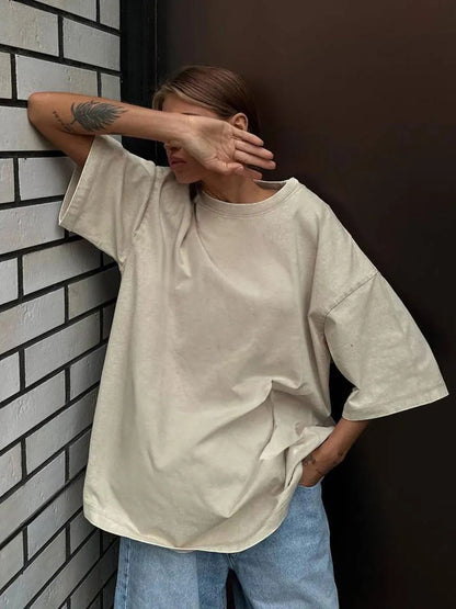 Vintage Washed Cotton T-Shirt