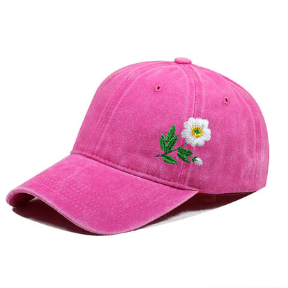 Vintage Washed Embroidered Baseball Cap