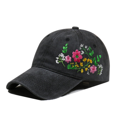 Vintage Washed Embroidered Baseball Cap