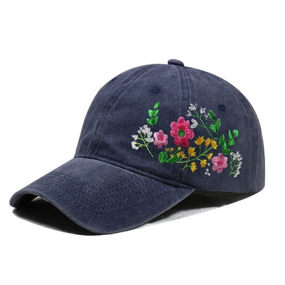 Vintage Washed Embroidered Baseball Cap