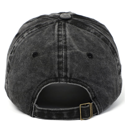 Vintage Washed Embroidered Baseball Cap