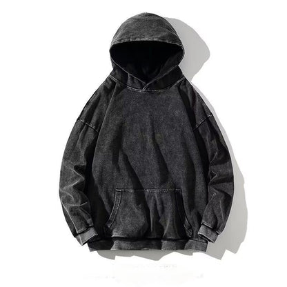 Vintage-Washed Hooded Sweatshirt