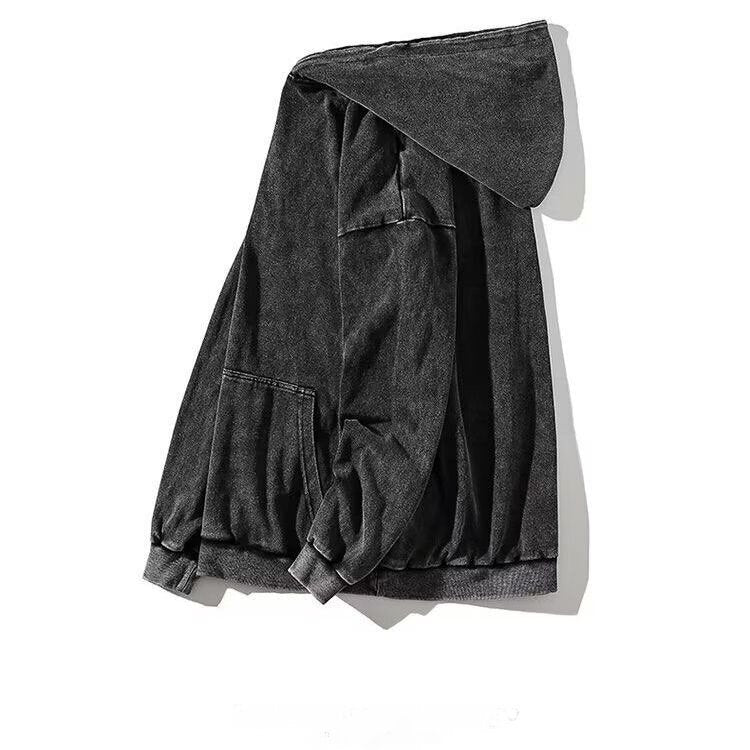Vintage-Washed Hooded Sweatshirt
