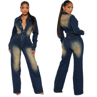 Vintage Washed Long Sleeve Bodysuit