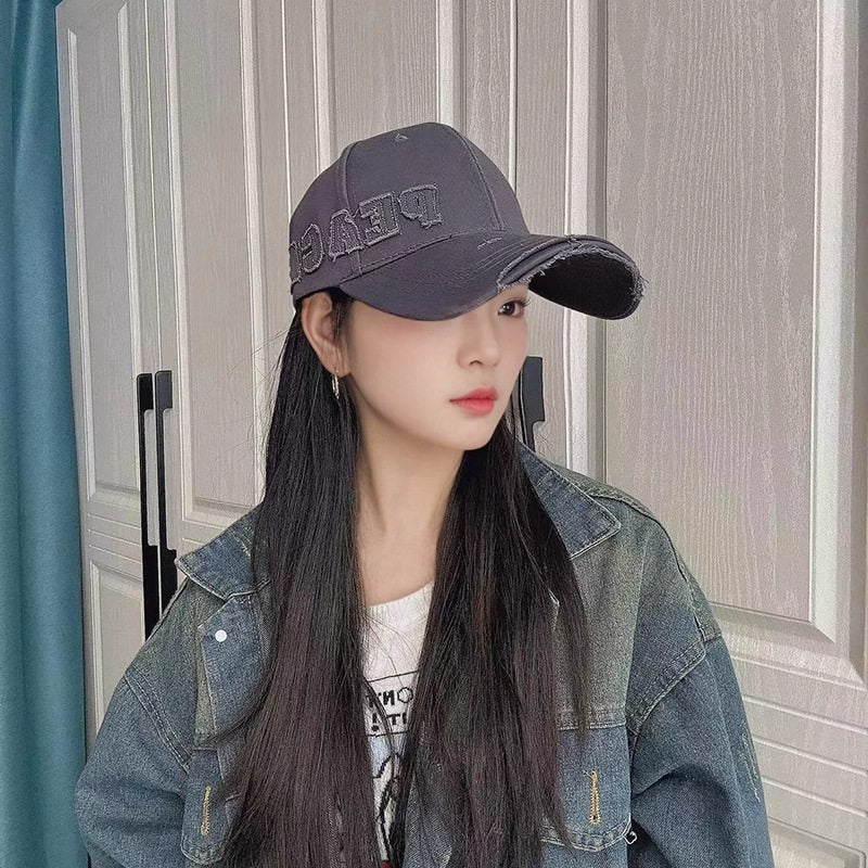 Vintage Wide Brim Baseball Cap