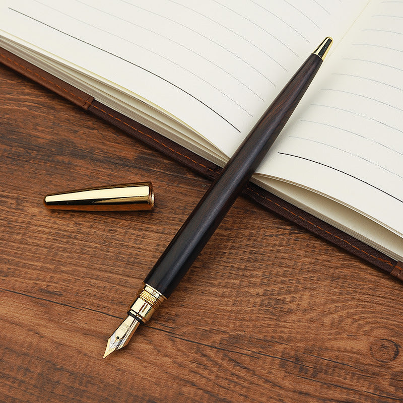 Vintage Wooden Calligraphy Fountain Pen