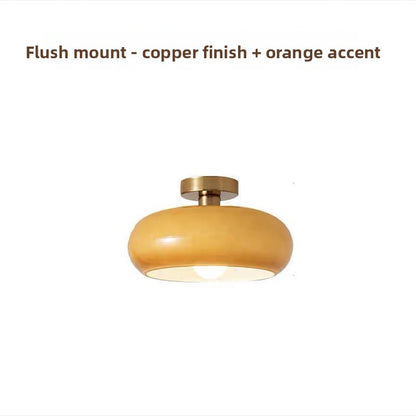 Vintage Wooden Ceiling Light