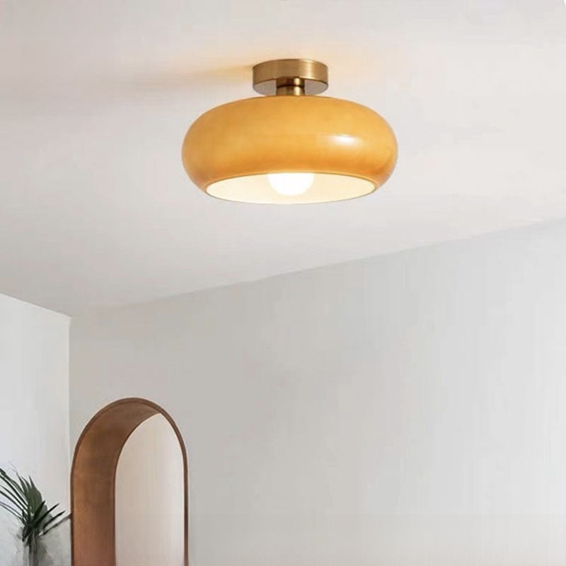 Vintage Wooden Ceiling Light
