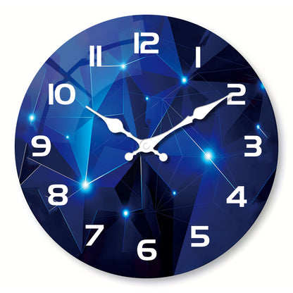 Vintage Wooden Wall Clock Silent Battery Operated