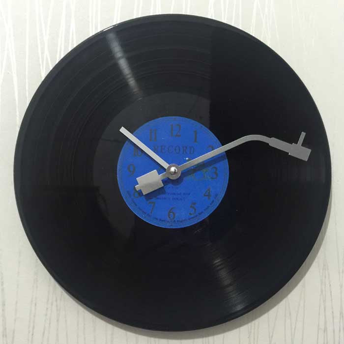 Vinyl Record Wall Clock Silent Battery Operated