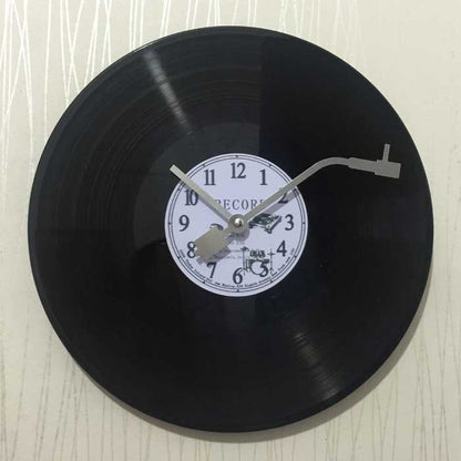 Vinyl Record Wall Clock Silent Battery Operated
