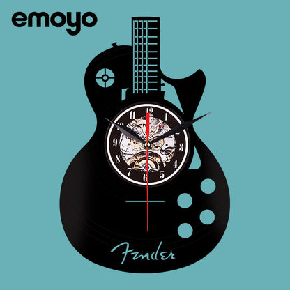 vinyl wall clock