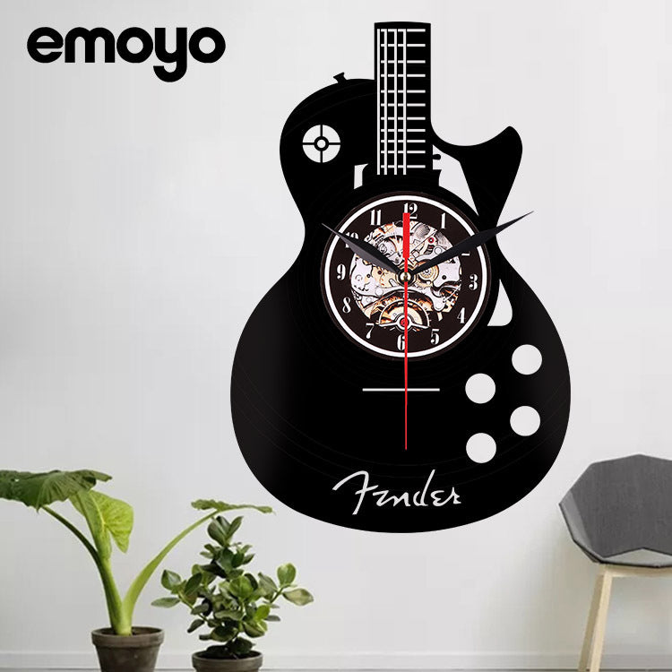 vinyl wall clock