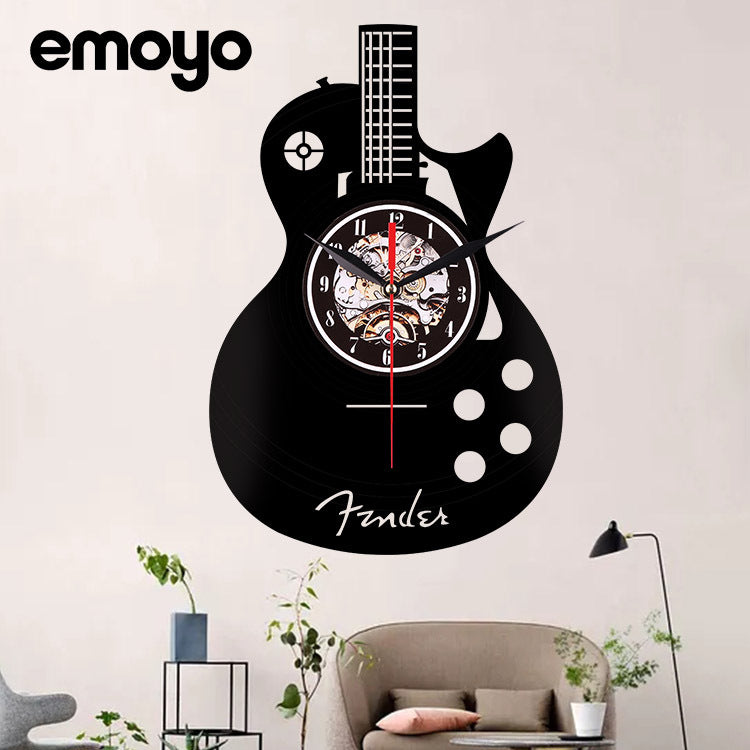 vinyl wall clock