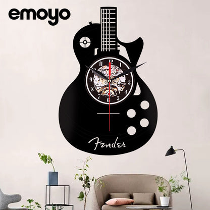 vinyl wall clock