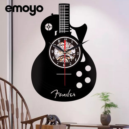 vinyl wall clock