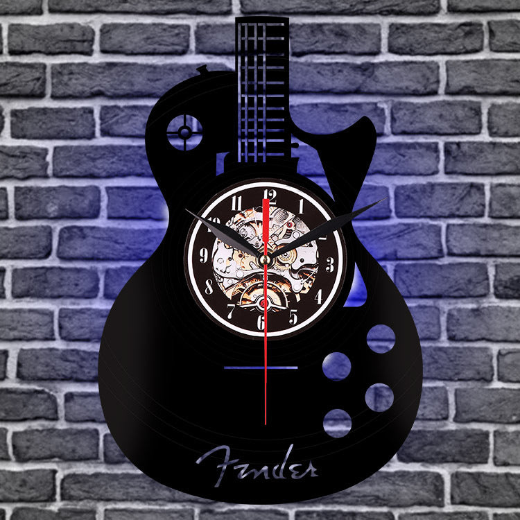 vinyl wall clock