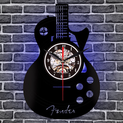 vinyl wall clock