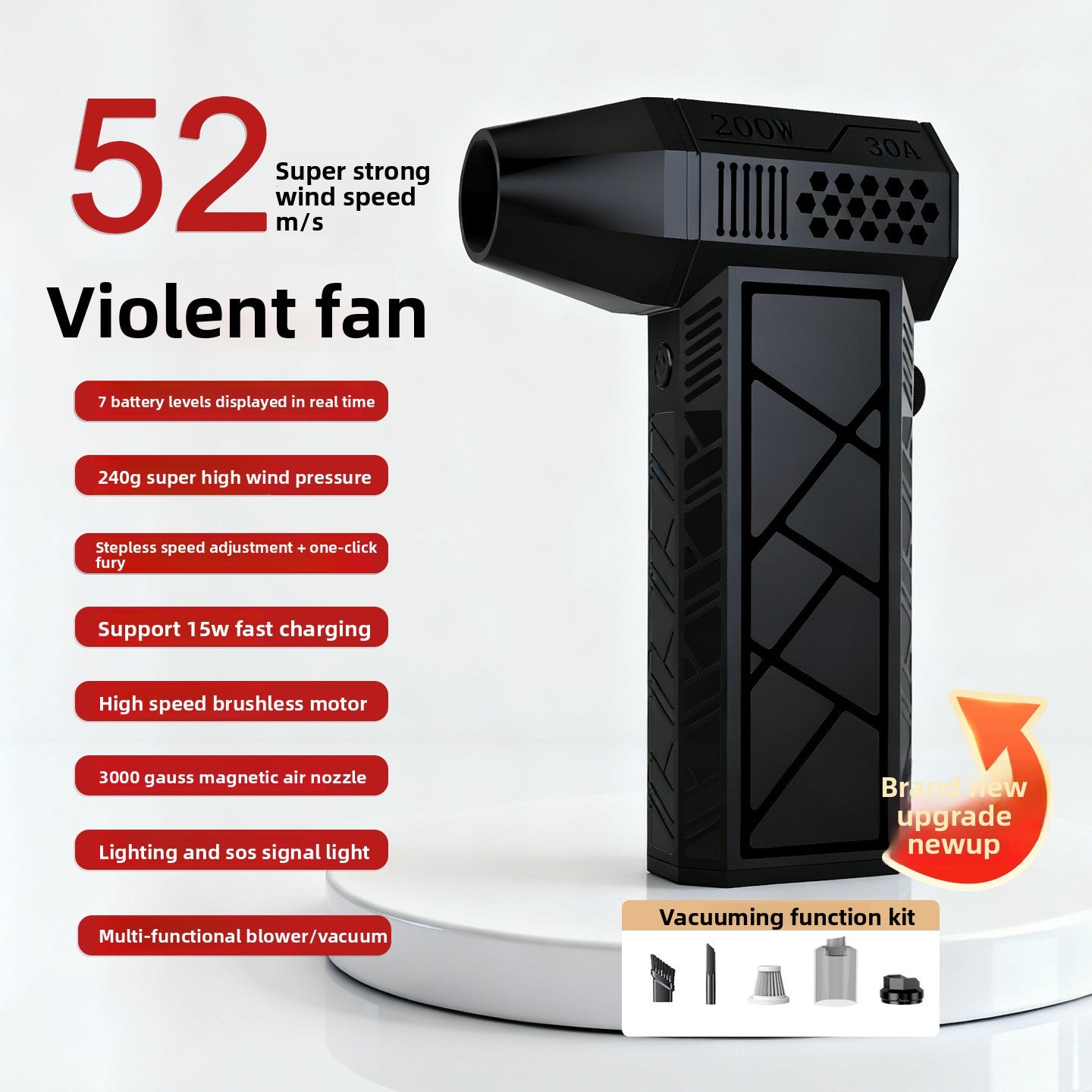 Violent fan handheld hair dryer