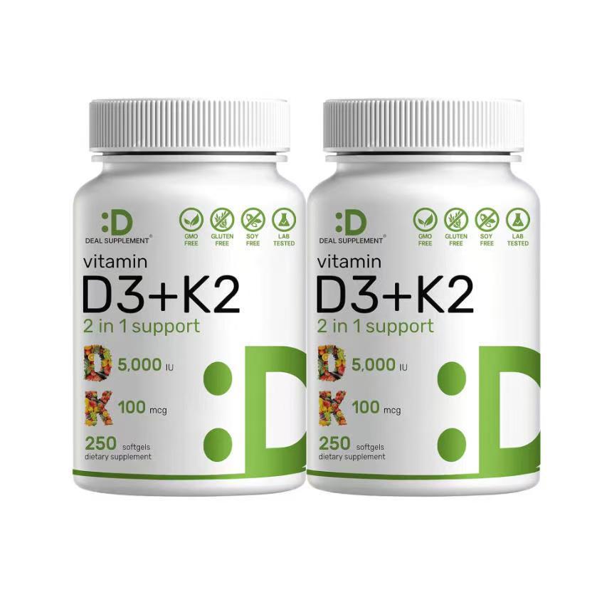 Virgin Coconut Oil Soft Capsules with D3K2