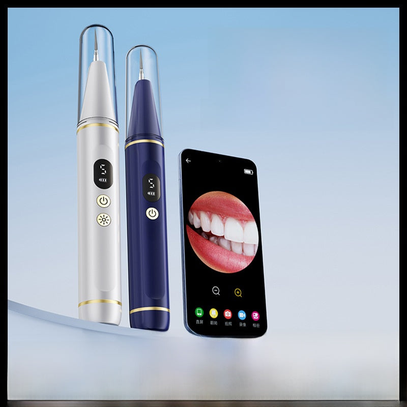 Visual dental cleaning instrument