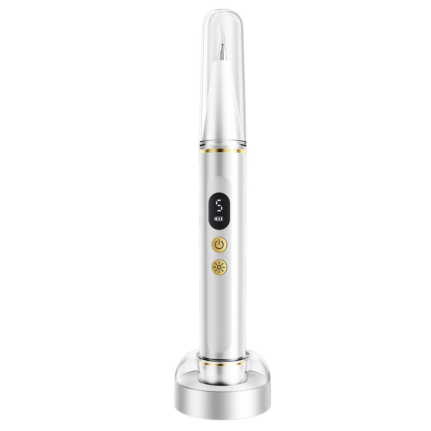 Visual dental cleaning instrument