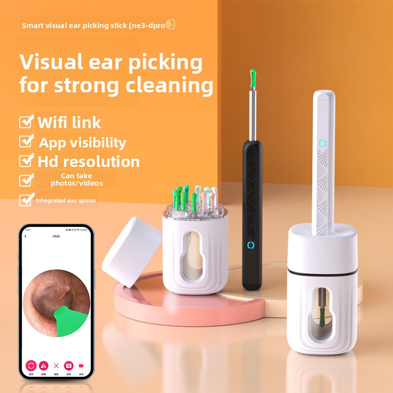 Visual Ear Scoop with HD Camera