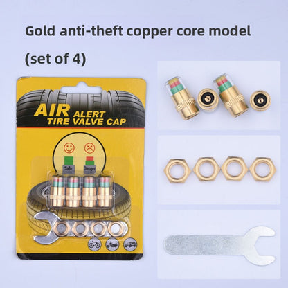 Visual Tire Pressure Monitoring Caps
