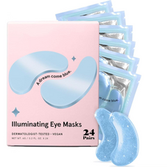 Blue eye mask 6 pairsbox no logo