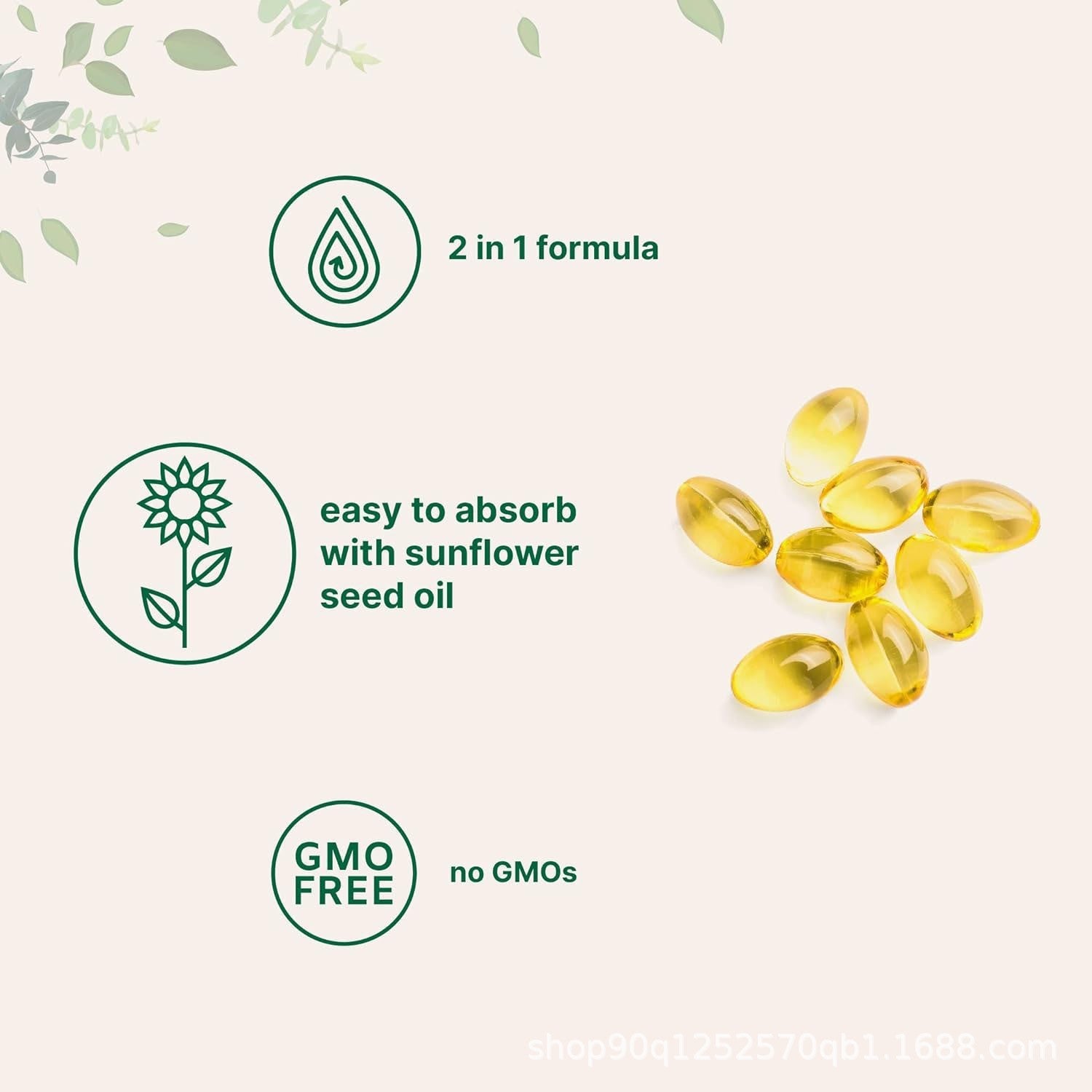 Vitamin D3 + K2 Capsules