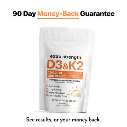 Vitamin D3 K2 Softgel Capsules