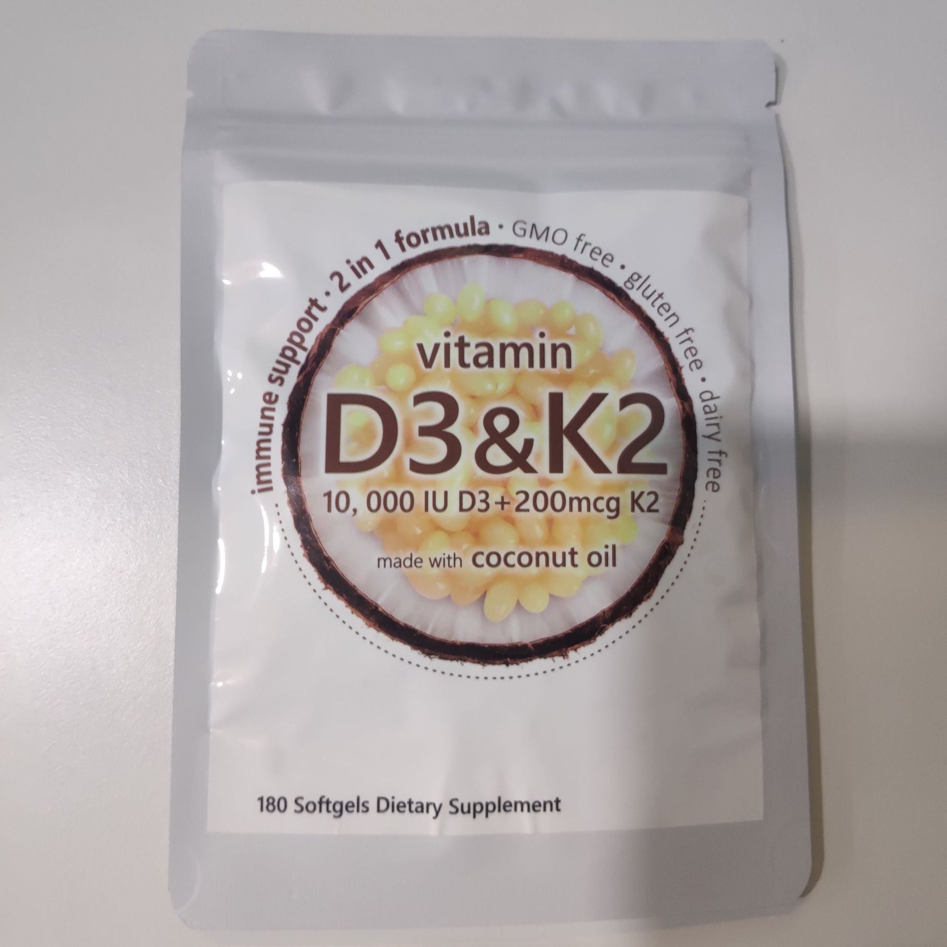Vitamin D3 K2 Softgels