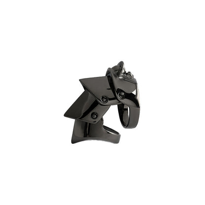 Vivienne Westwood Style Armor Ring Saturn Punk Jewelry