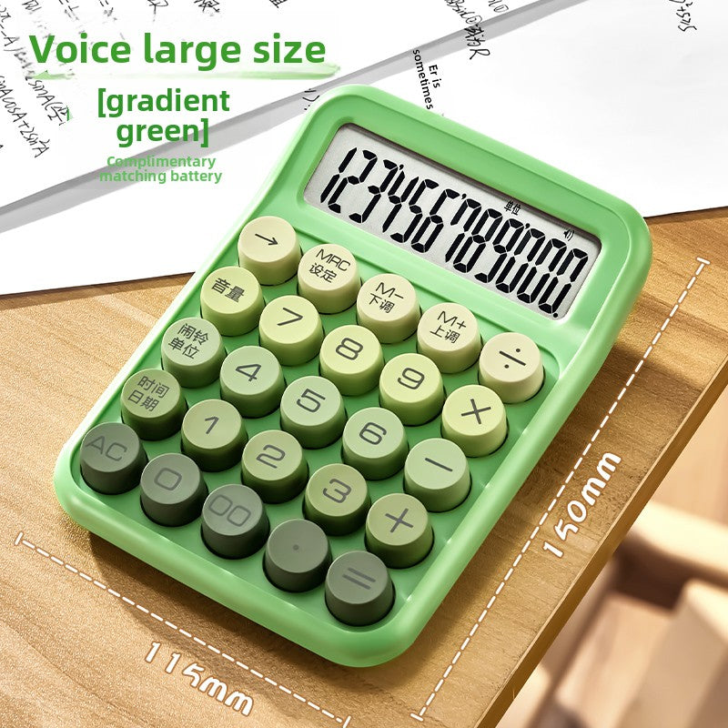 Voice Calculator with Flexible Keyboard