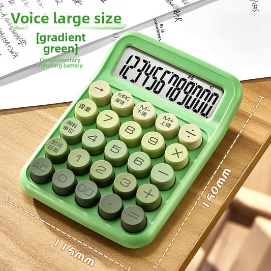 Voice Calculator with Flexible Keyboard