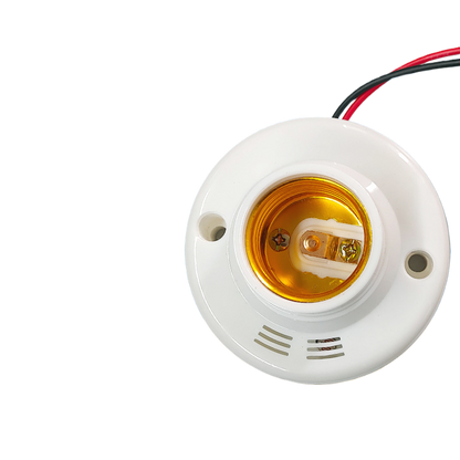 Voice-controlled lamp holder screw type