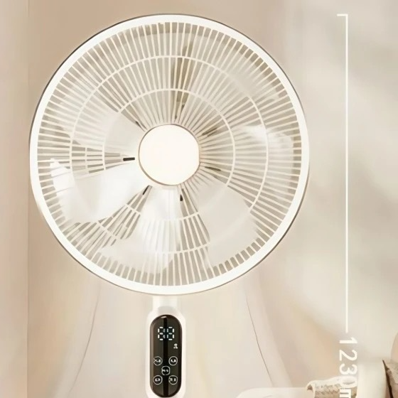 Voice Controlled Remote Timer Floor Fan