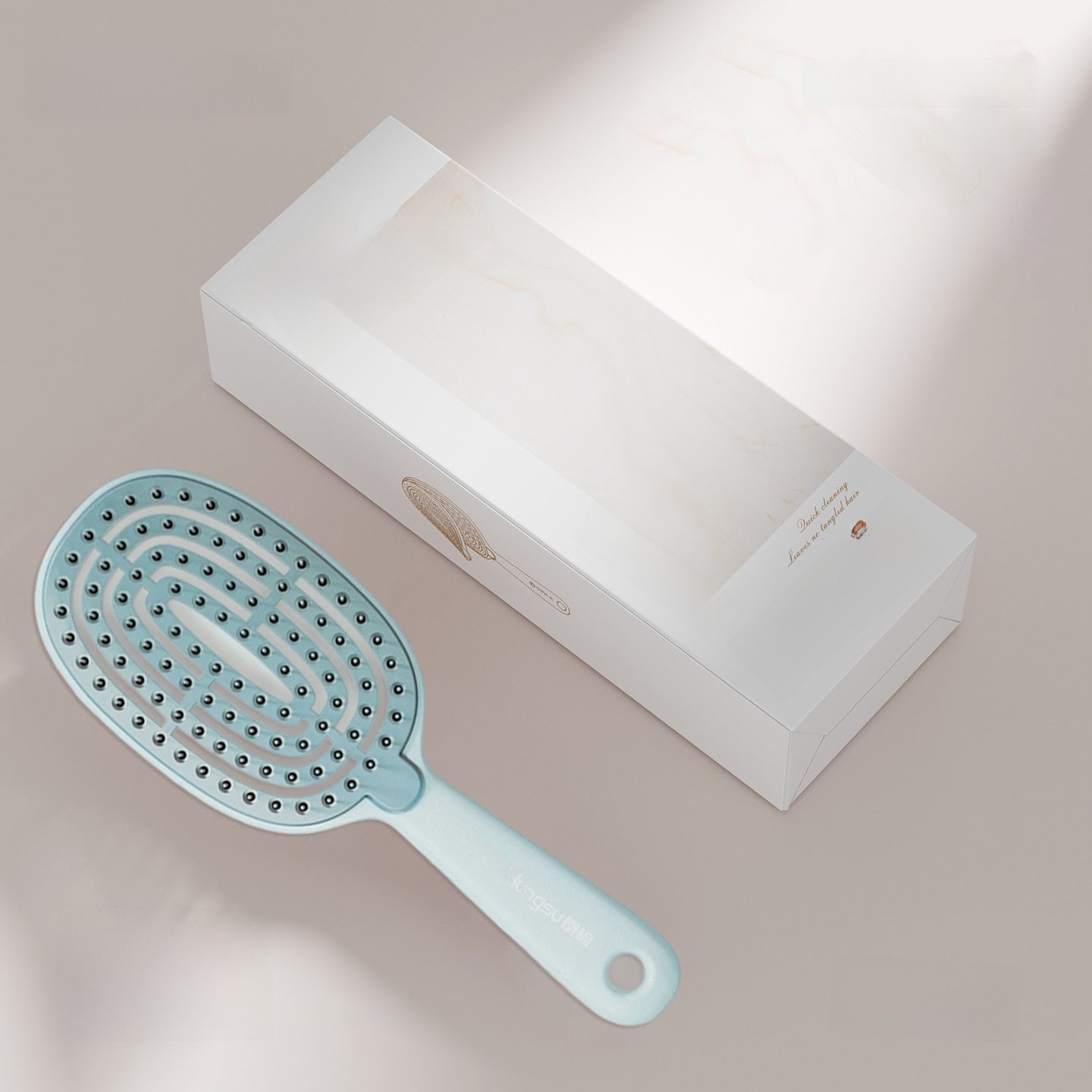 Volumizing Hair Comb with Self-Cleaning Feature